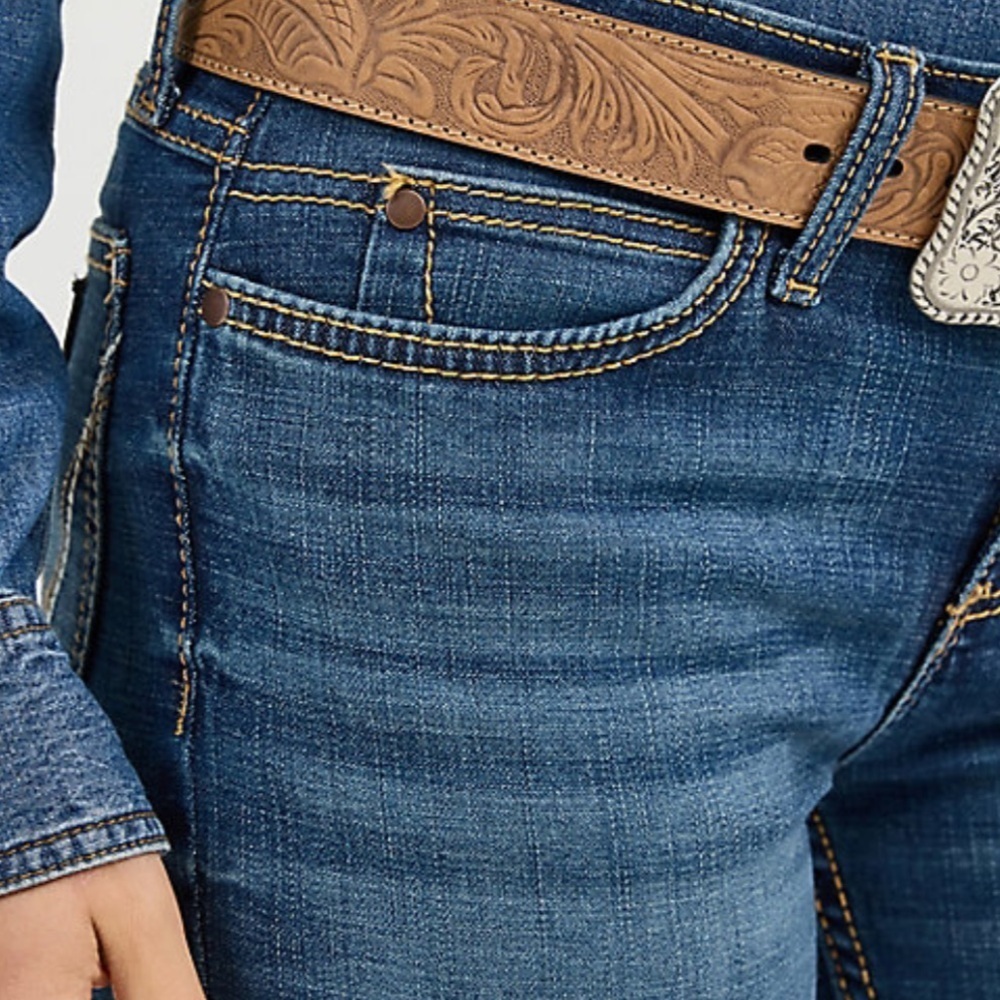 Wrangler Retro Mae Mid-rise Bootcut Jeans Size 11 - Picture 6 of 10